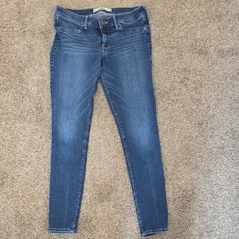 Hollister Women's Classic Blue Skinny Jeans